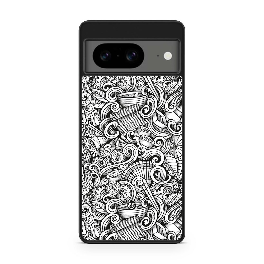 Google Pixel 8 Case - Japanese Pattern