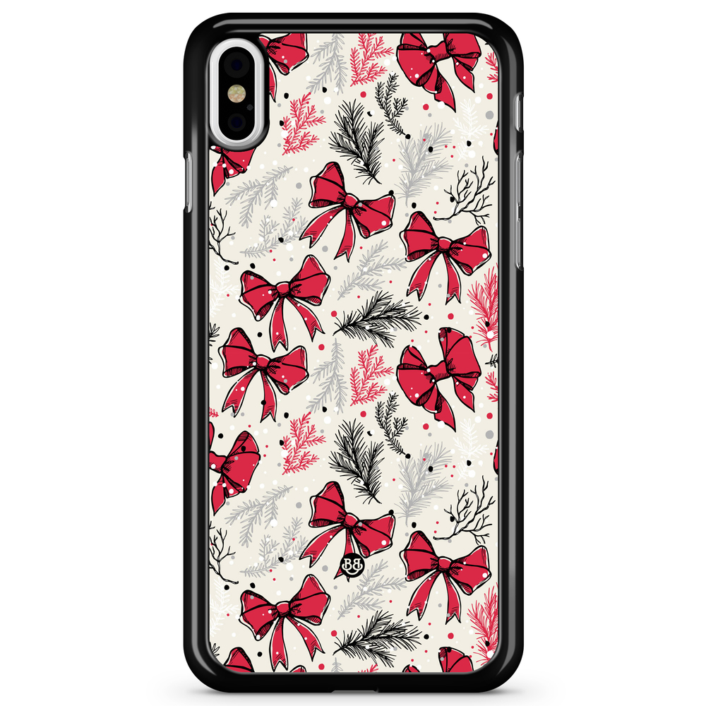 iPhone X / XS Case - Christmas Bows