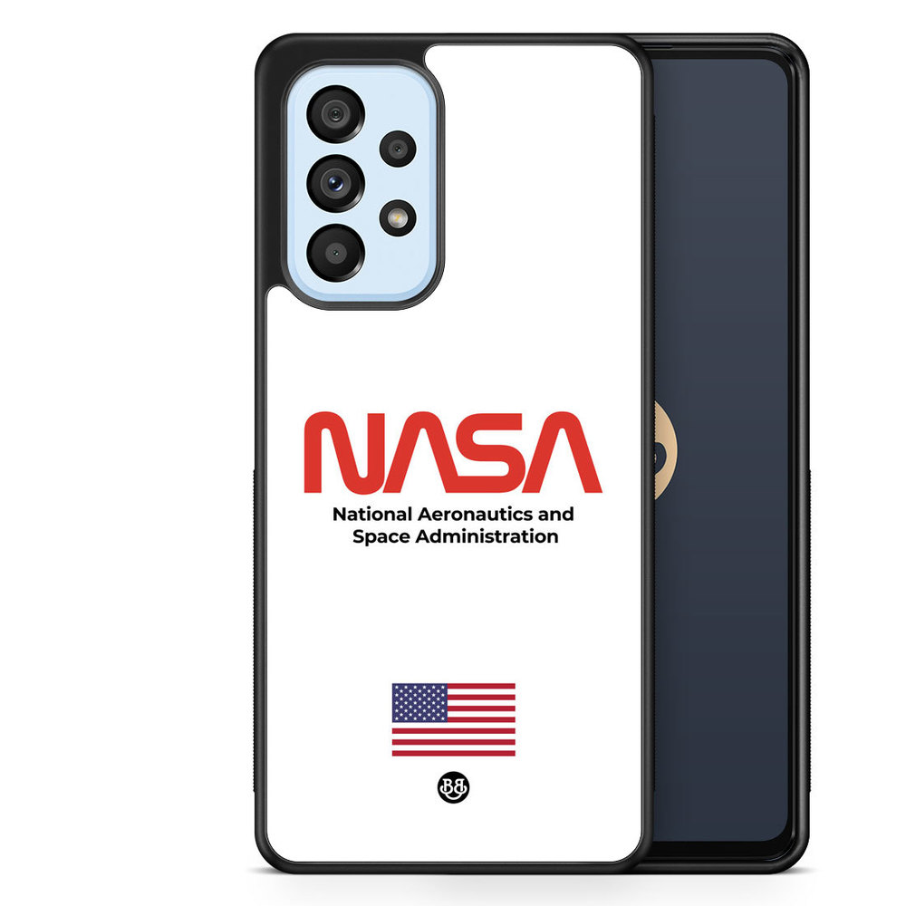 Samsung Galaxy A53 5G Case - NASA Worm White