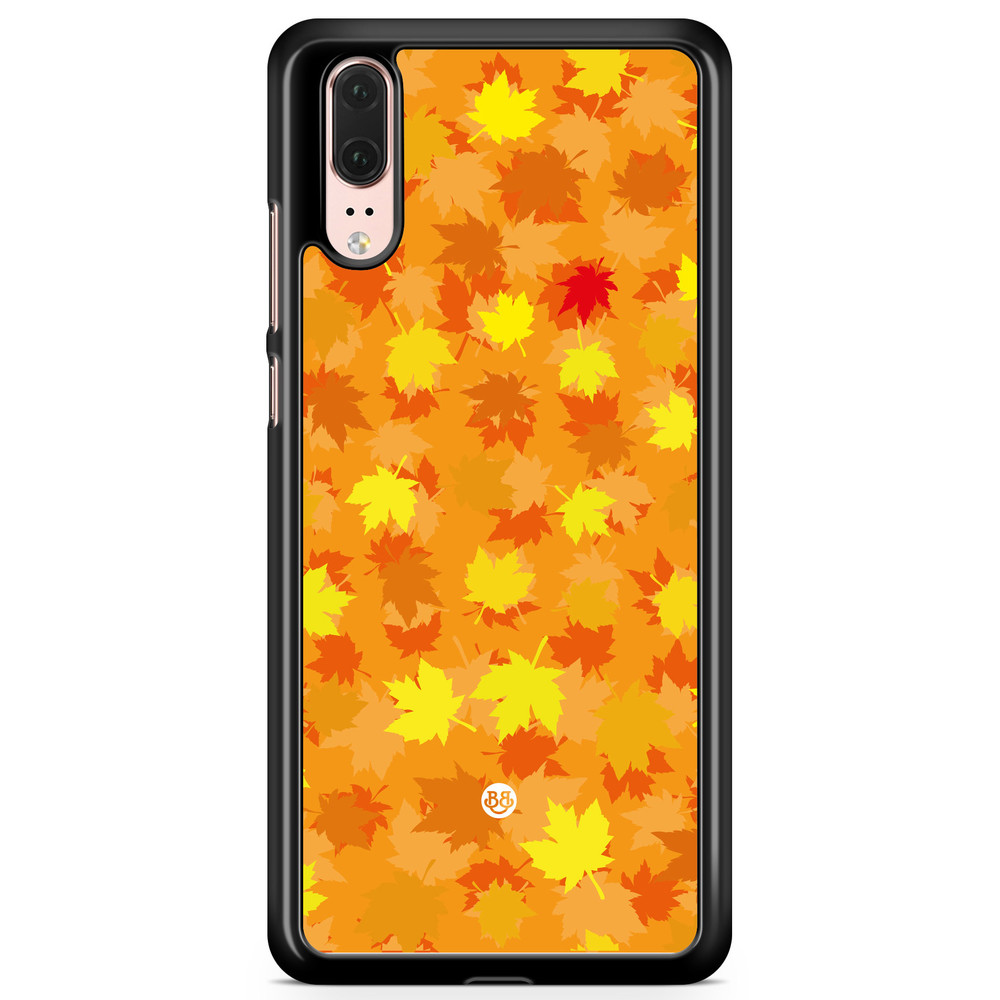 Huawei P20 Case - Orange leaves