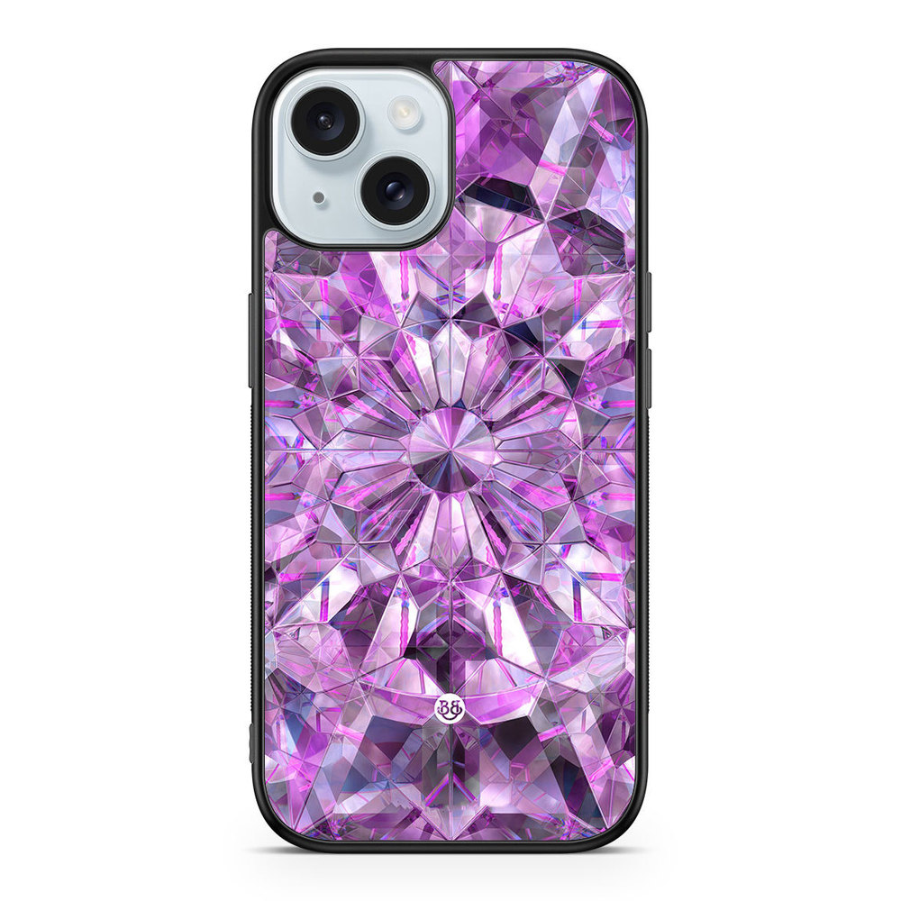 iPhone 15 Case - Purple Crystals