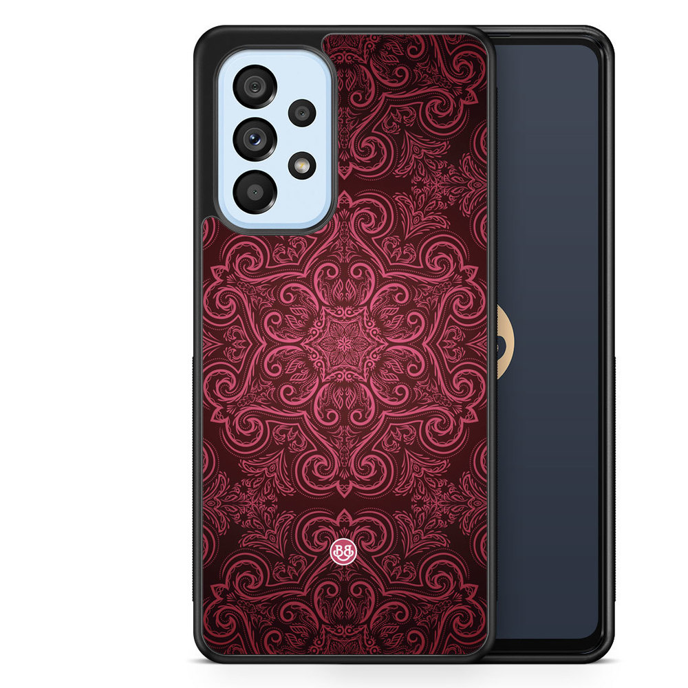 Samsung Galaxy A53 5G Case - Red Retro Pattern