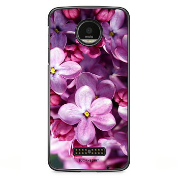 Motorola Moto Z Skal - Lila Vårblommor