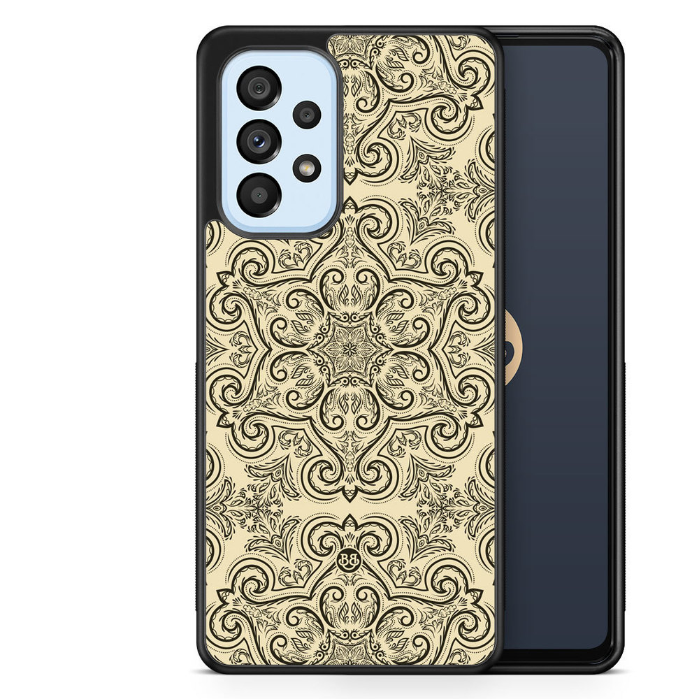 Samsung Galaxy A53 5G Case - Beige Retro Pattern