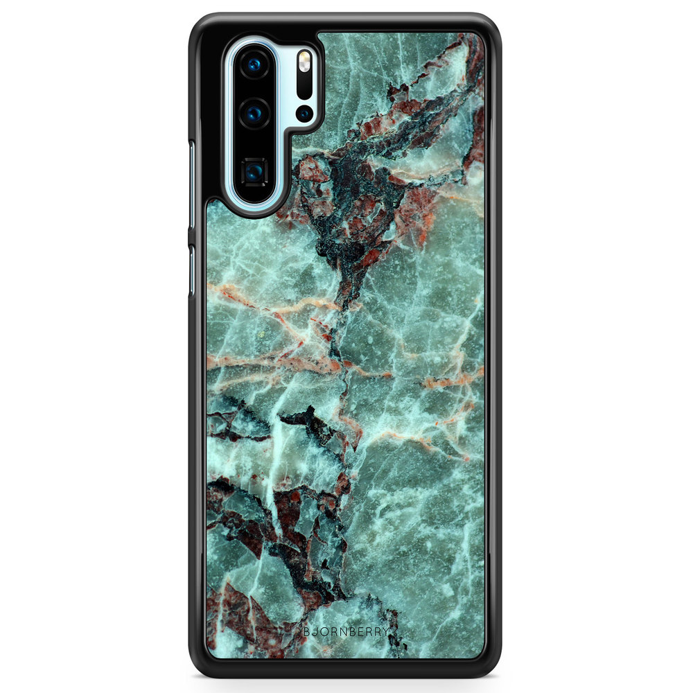 Huawei P30 Pro Case - Green Marble