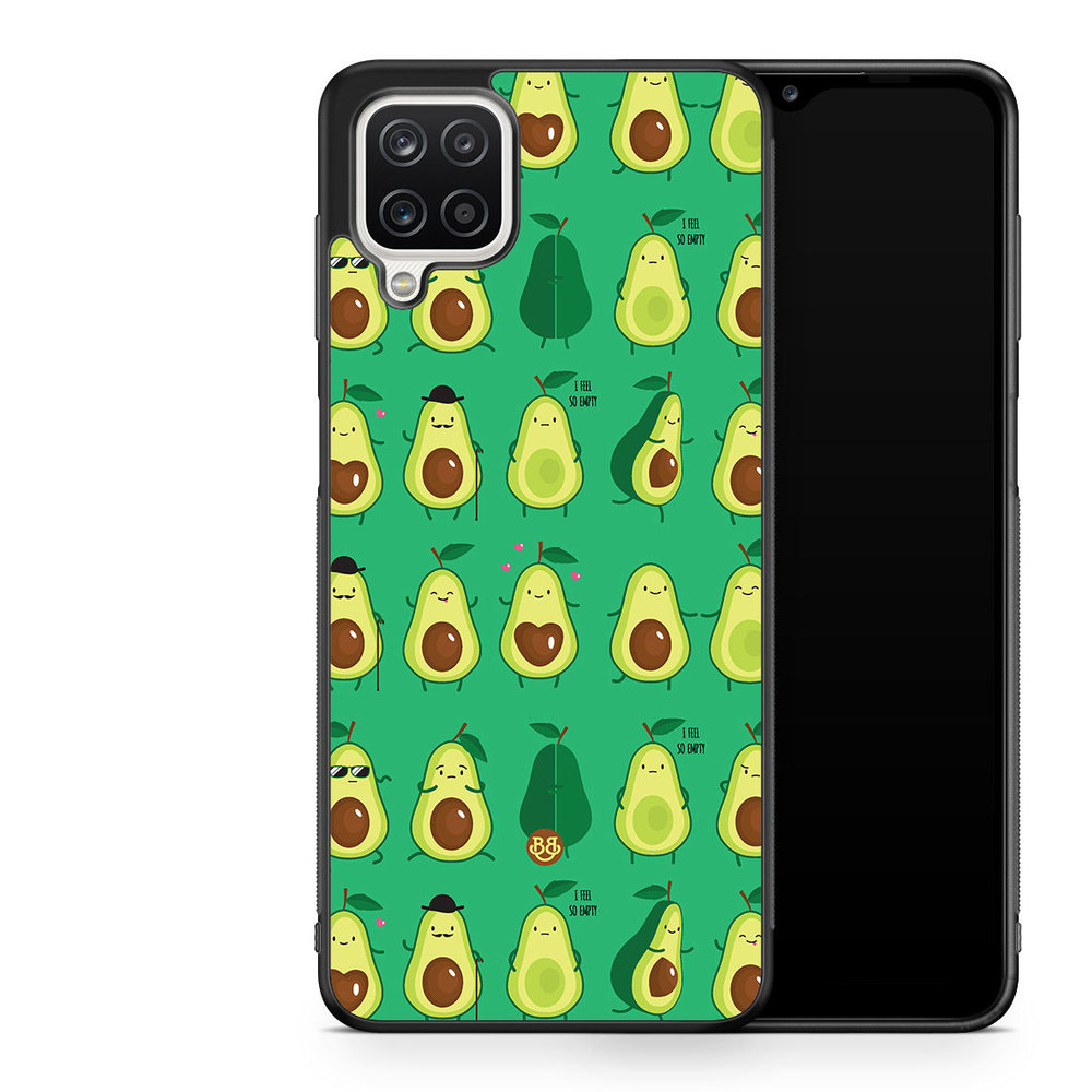Samsung Galaxy A12 Case - Avocado Pattern