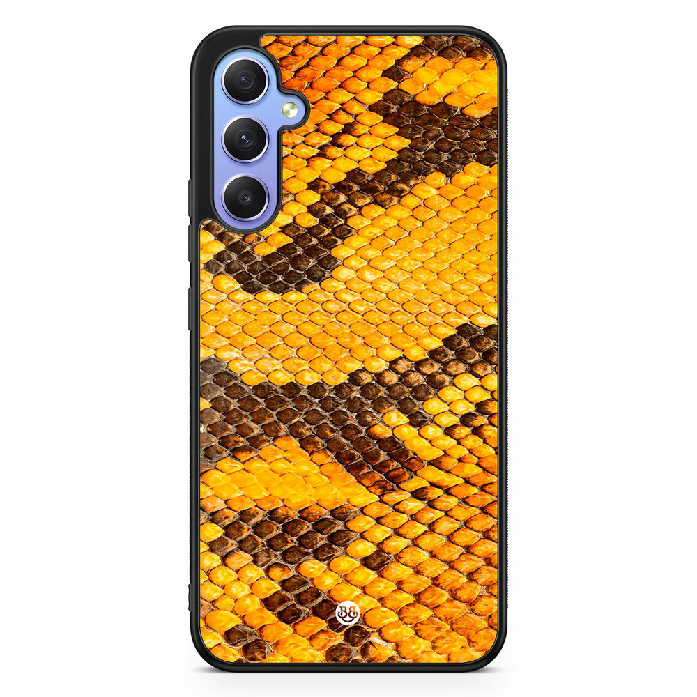 Samsung Galaxy A34 5G Case - Yellow Snake