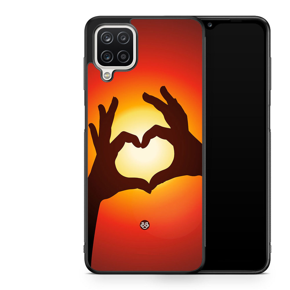 Samsung Galaxy A12 Case - Hands Heart