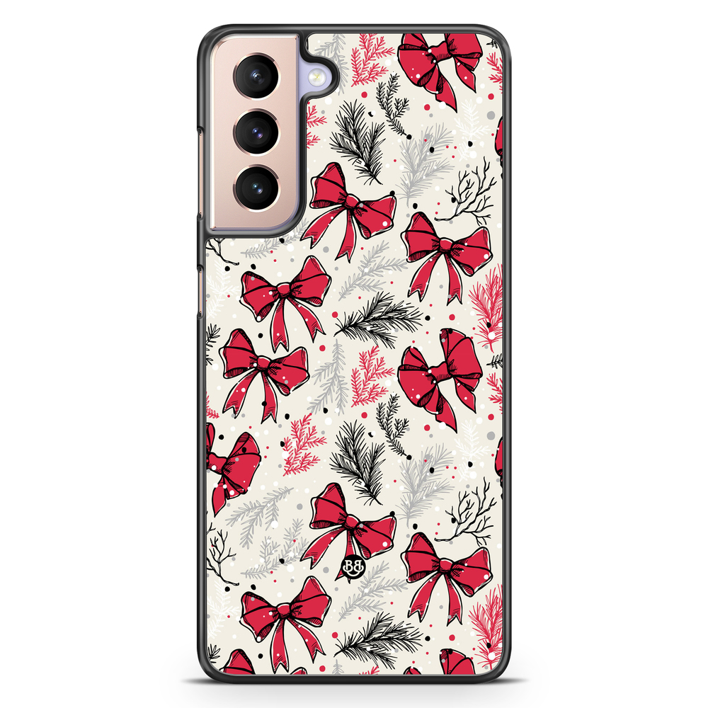 Samsung Galaxy S21 Case - Christmas Bows