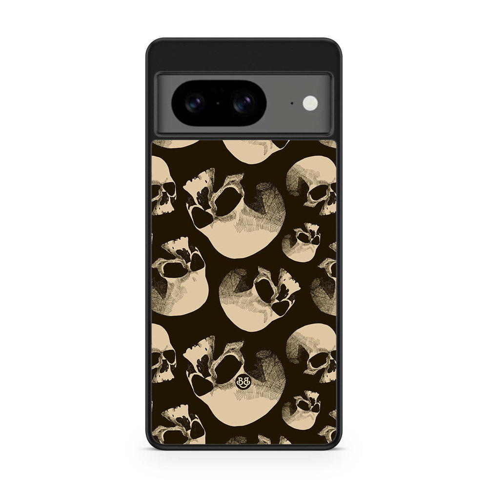 Google Pixel 8 Case - Skull Pattern