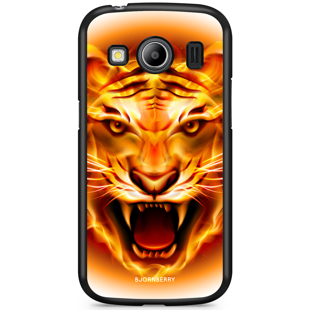 Samsung Galaxy Ace 4 Case - Flames Tiger