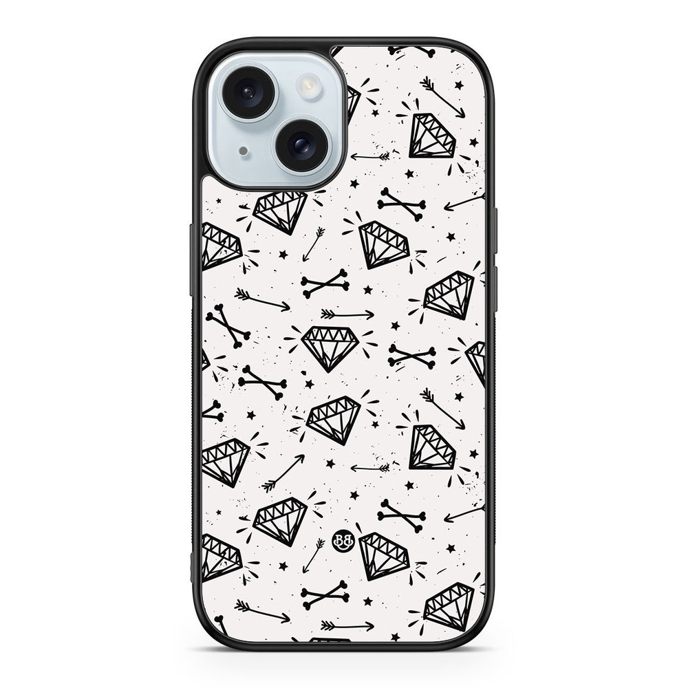 iPhone 15 Case - Diamond Pattern