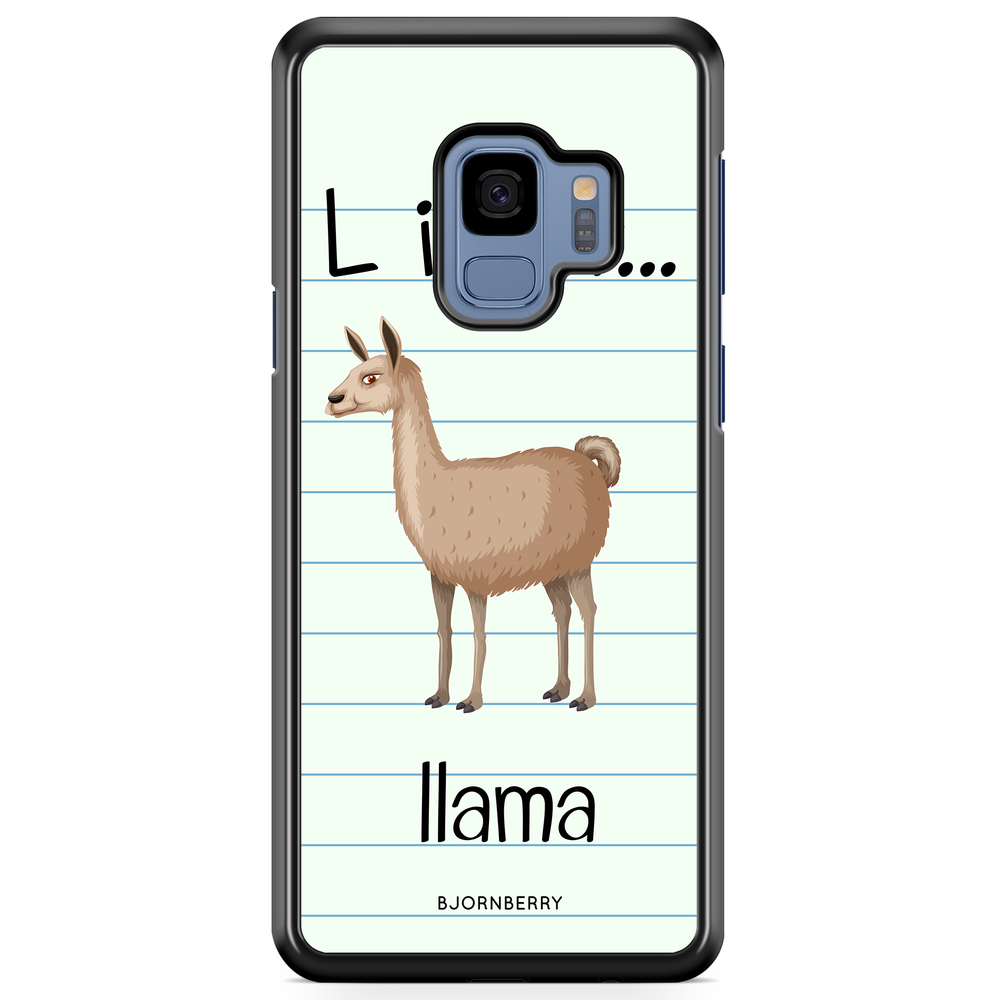 Samsung Galaxy S9 Case - L Is For Llama