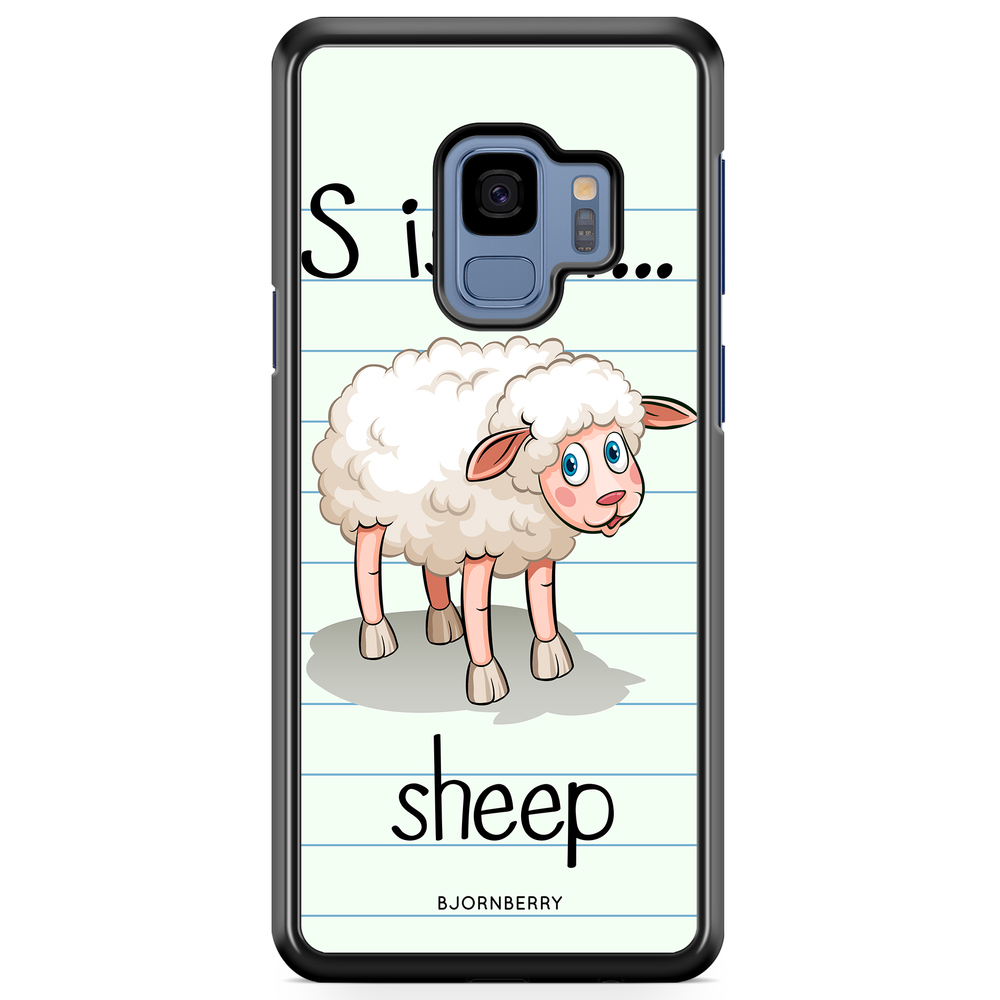 Samsung Galaxy S9 Case - S is for Sheep