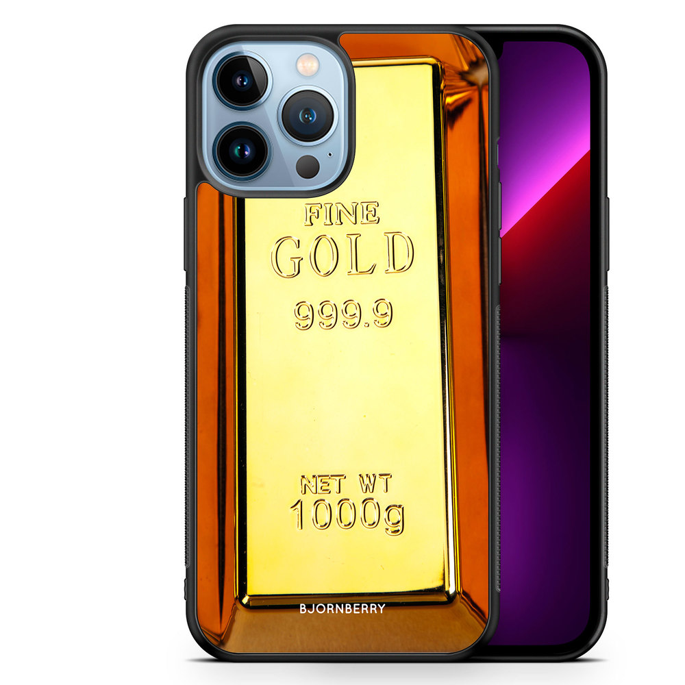 iPhone 13 Pro Max Case - Gold Brick