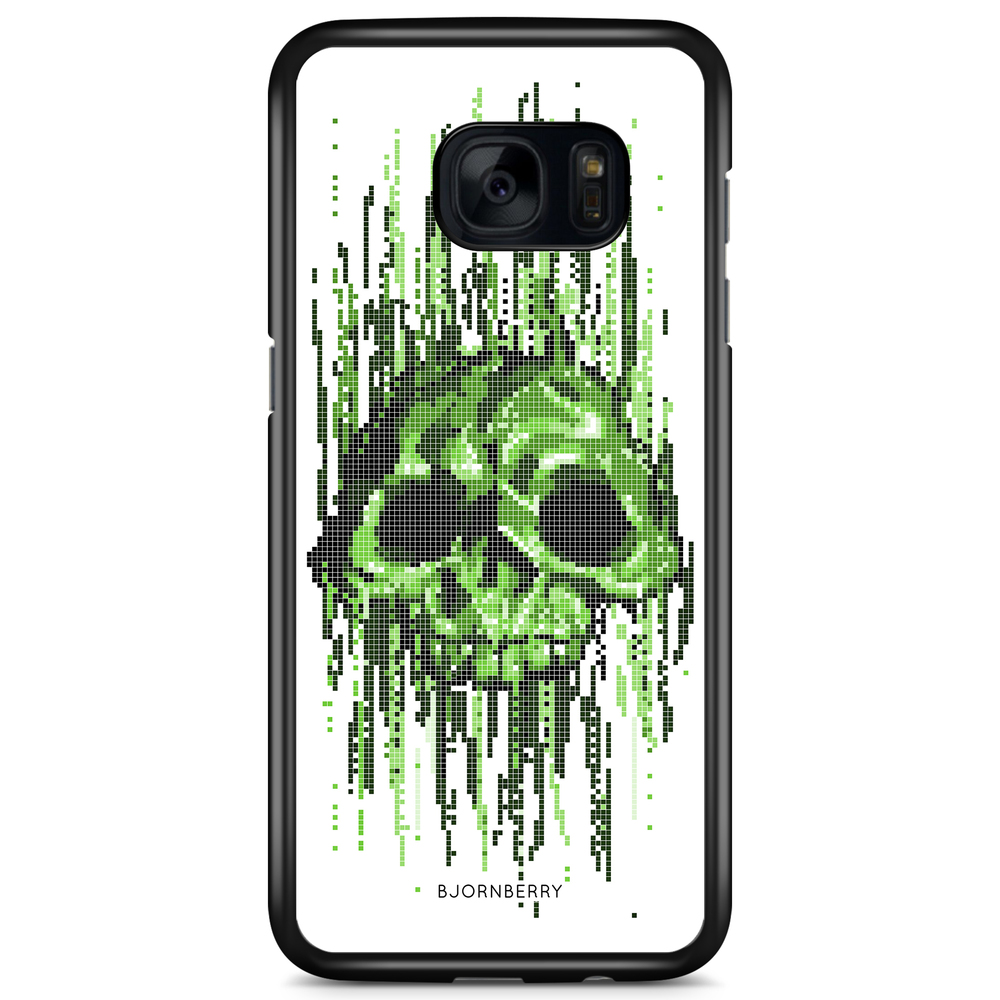 Samsung Galaxy S7 Edge Case - Data Virus Skull