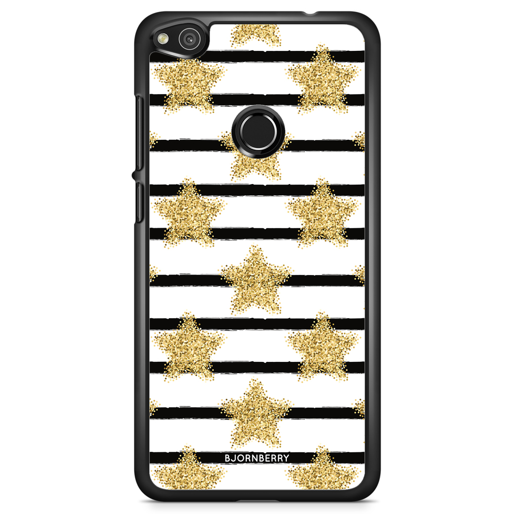 Huawei Honor 8 Lite Case - Gold Stars