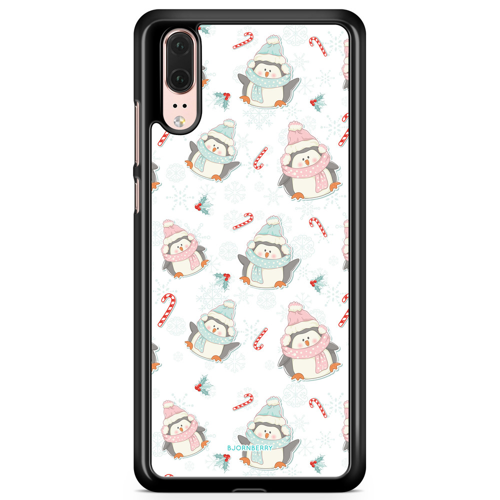 Huawei P20 Case - Christmas Penguins