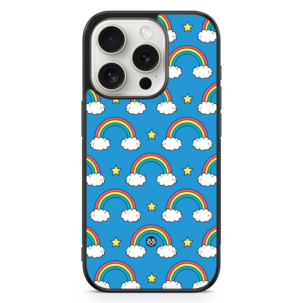 iPhone 15 Pro Case - Rainbow Pattern