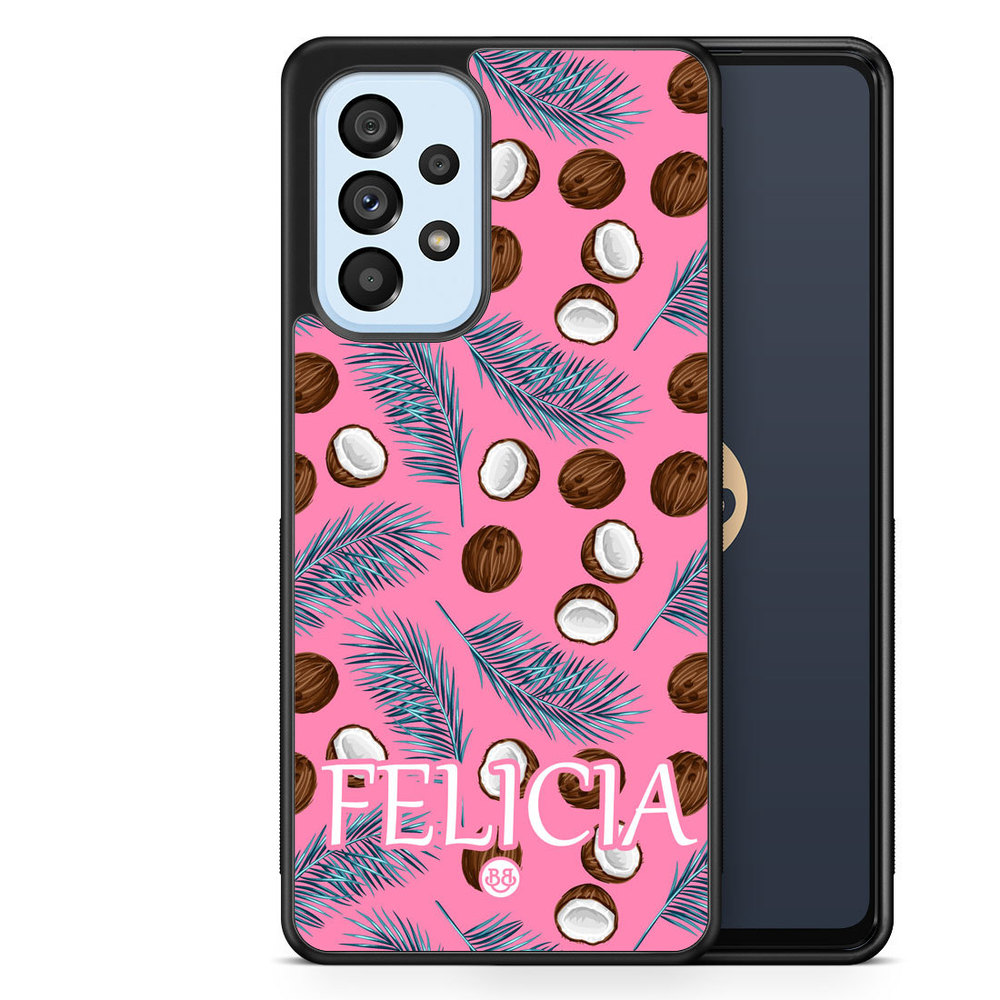 Samsung Galaxy A53 5G Custom Case - Tropical Name