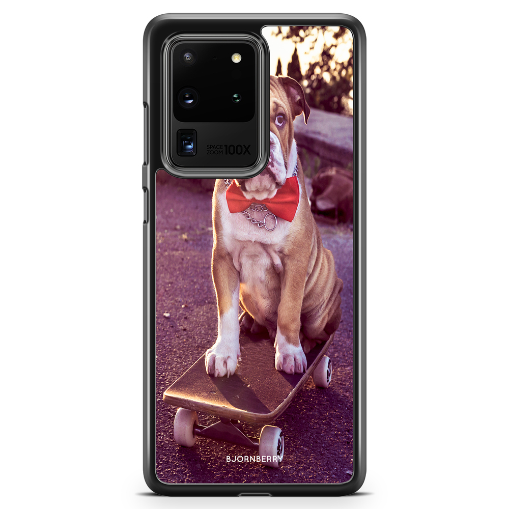 Samsung Galaxy S20 Ultra Case - Bulldog skateboard