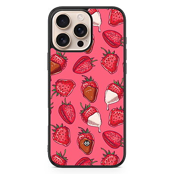 iPhone 16 Pro Max Case - Strawberry Chocolate