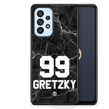 Samsung Galaxy A53 5G Custom Case - Black Marmor Number