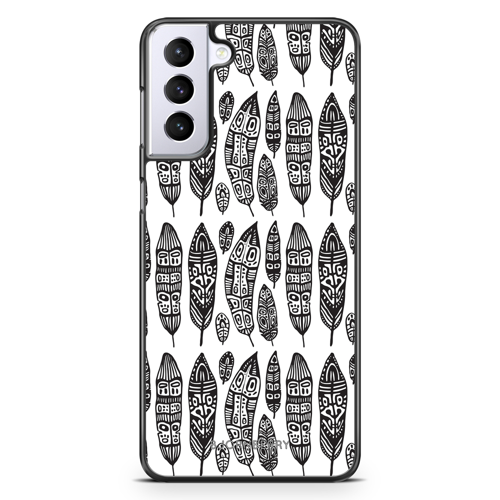 Samsung Galaxy S21 Plus Case - Vintage Feathers