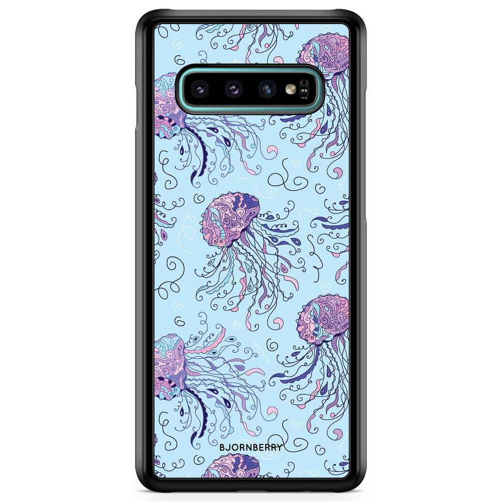 Samsung Galaxy S10 Case - Cartoon Jellyfish