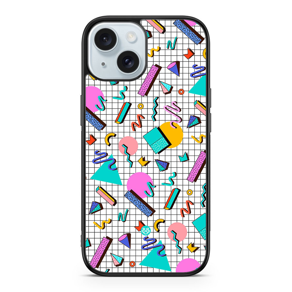 iPhone 15 Case - 80s Pattern