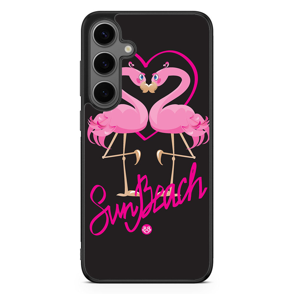 Samsung Galaxy S24 Plus Case - Sun Beach Flamingo