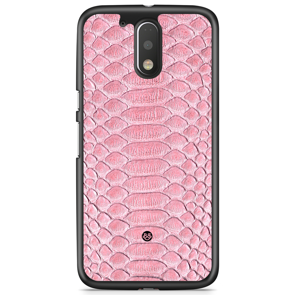 Moto G4/G4 Plus Case - Salmon Snake