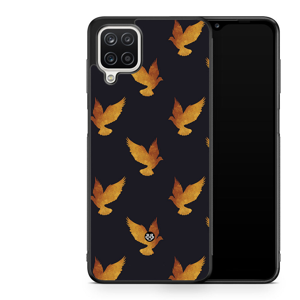 Samsung Galaxy A12 Case - Golden Doves
