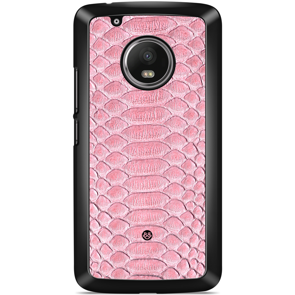 Moto G5 Plus Case - Salmon Snake