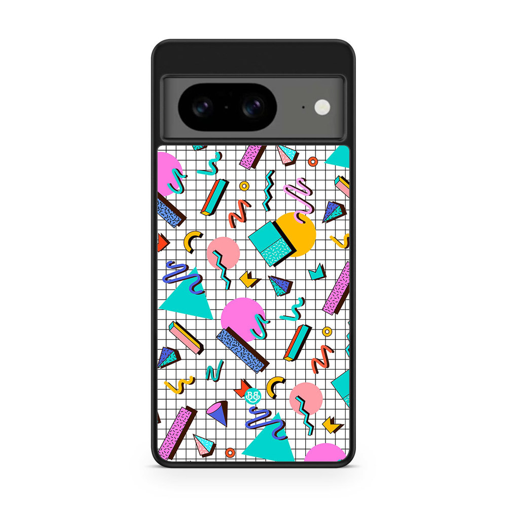 Google Pixel 8 Case - 80s Pattern