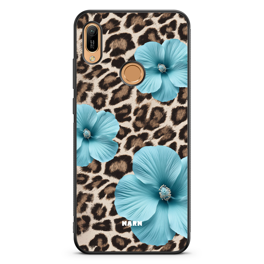 Huawei Y6 2019 Case - Hibiscus Era - Turquoise Leopard
