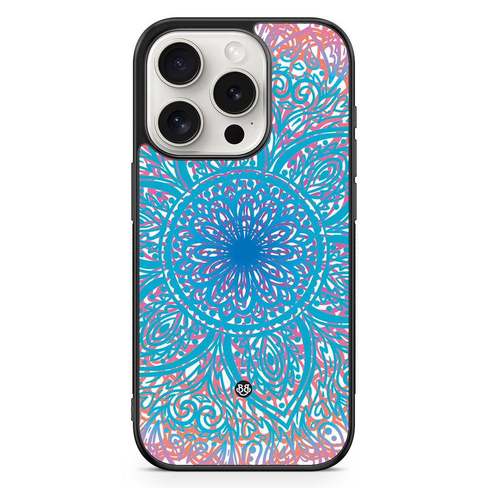 iPhone 15 Pro Case - Pastel Mandala