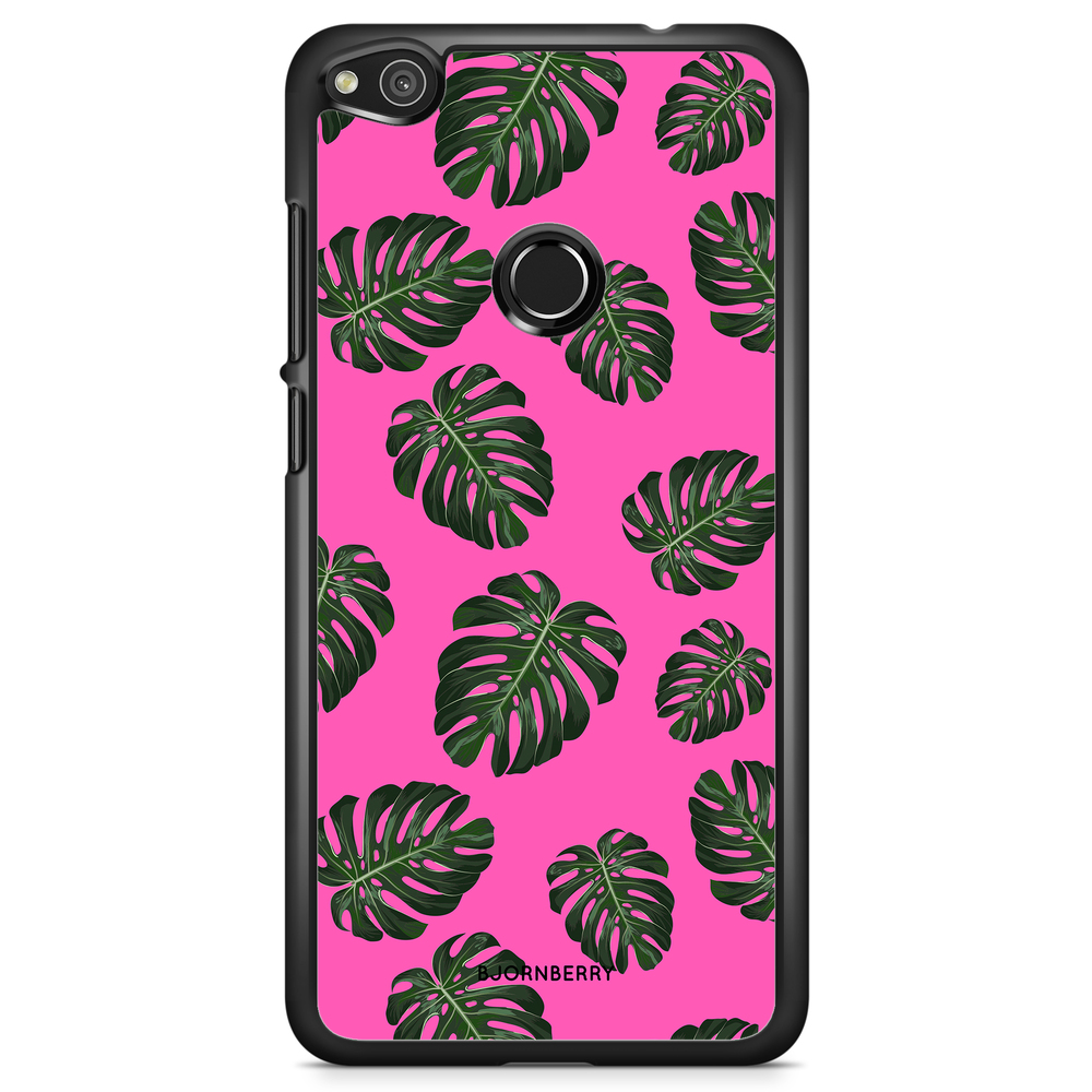 Huawei Honor 8 Lite Case - Monstera Pink