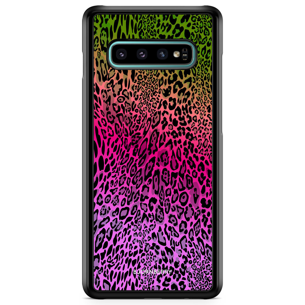 Samsung Galaxy S10 Case - Gradient Leopard