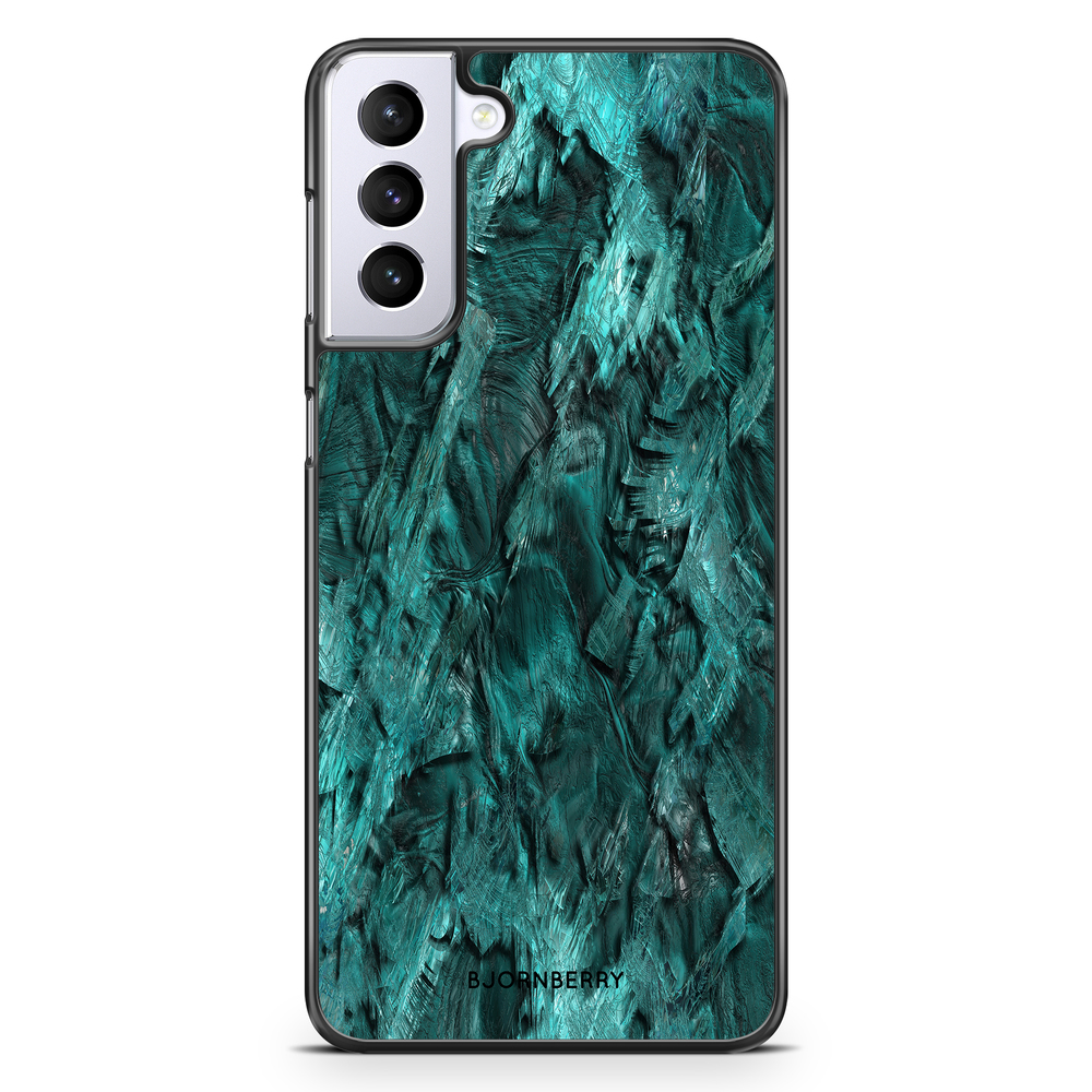 Samsung Galaxy S21 Plus Case - Green Crystal
