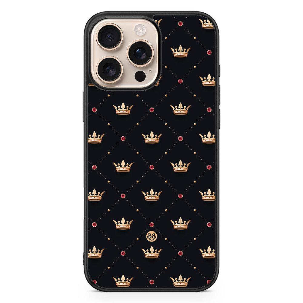iPhone 16 Pro Max Case - Golden Crowns