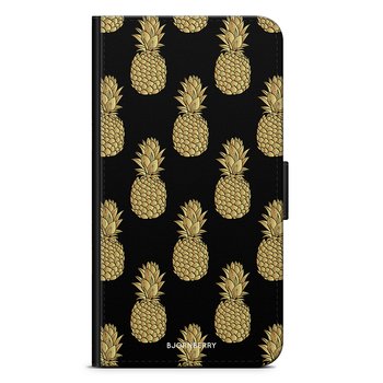 Huawei P9 Plus Wallet Case - Gold Pineapples