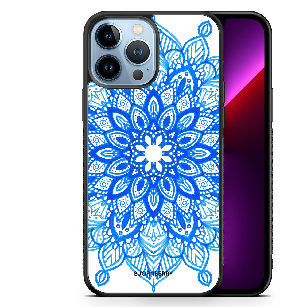 iPhone 13 Pro Max Case - Blue Mandala