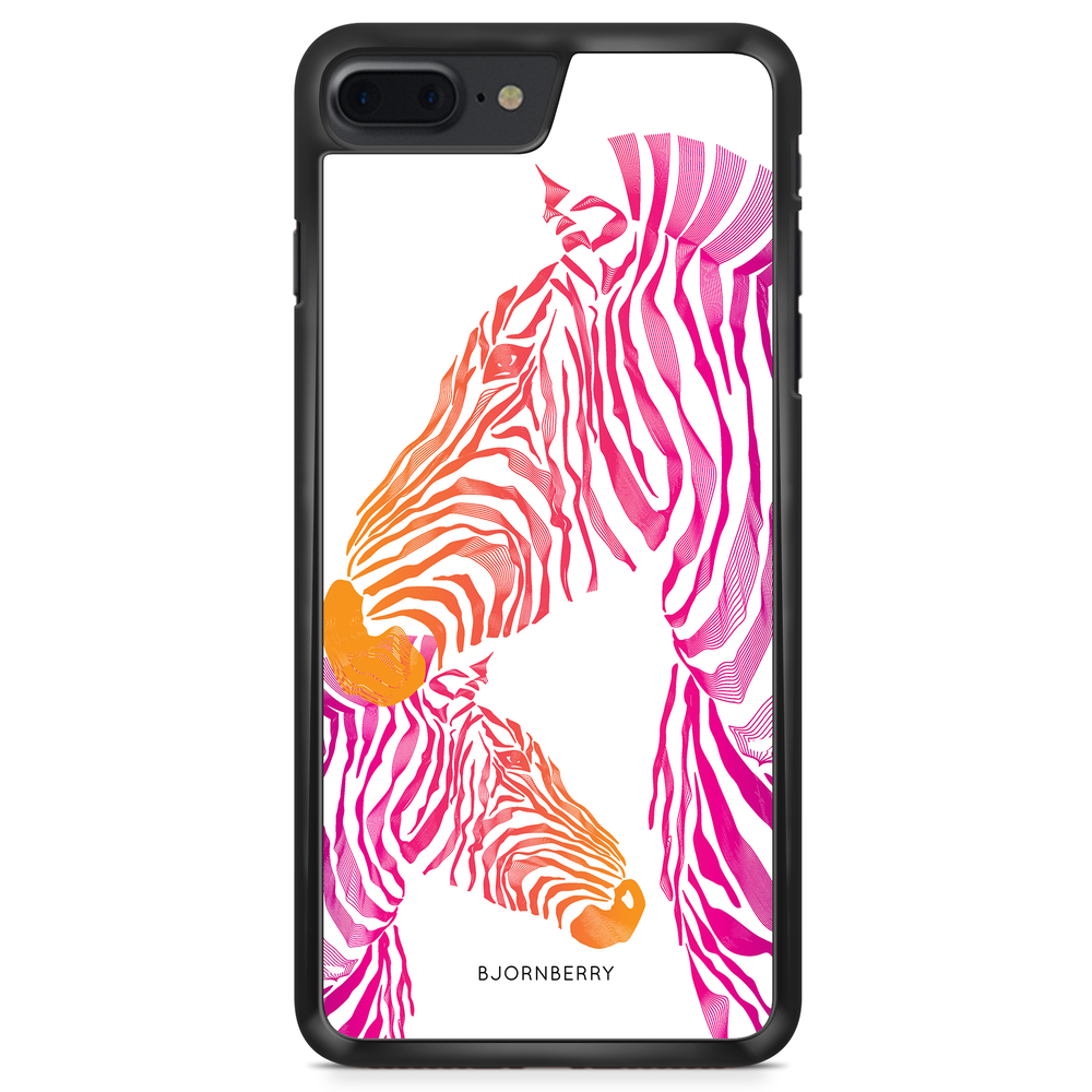 iPhone 8 Plus Case - Pink Zebras