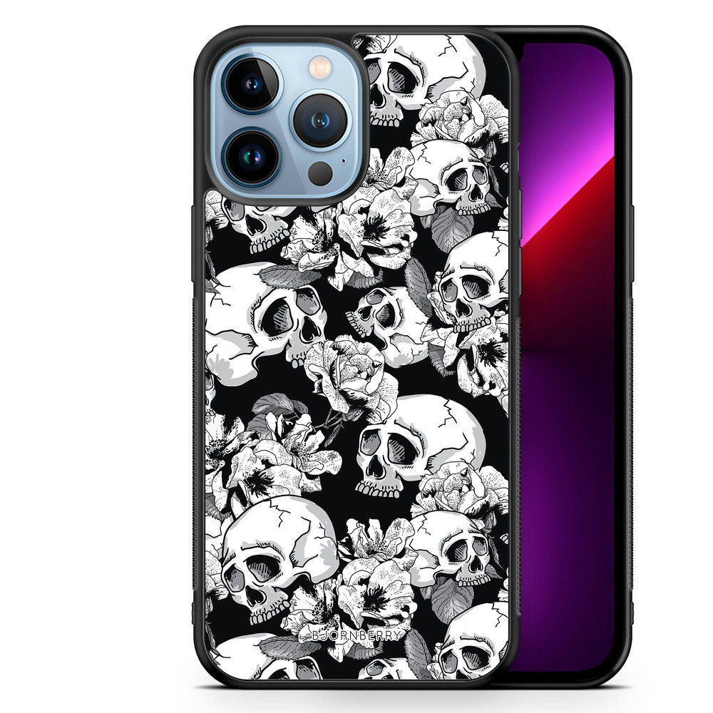 iPhone 13 Pro Max Case - Skull & Roses
