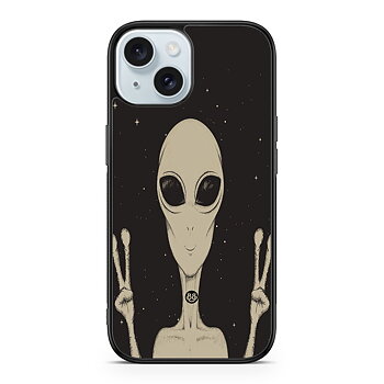 iPhone 15 Skal - Peace Alien