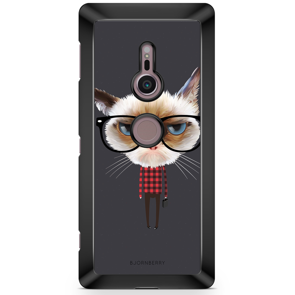 Sony Xperia XZ2 Case  - Hipster Cat