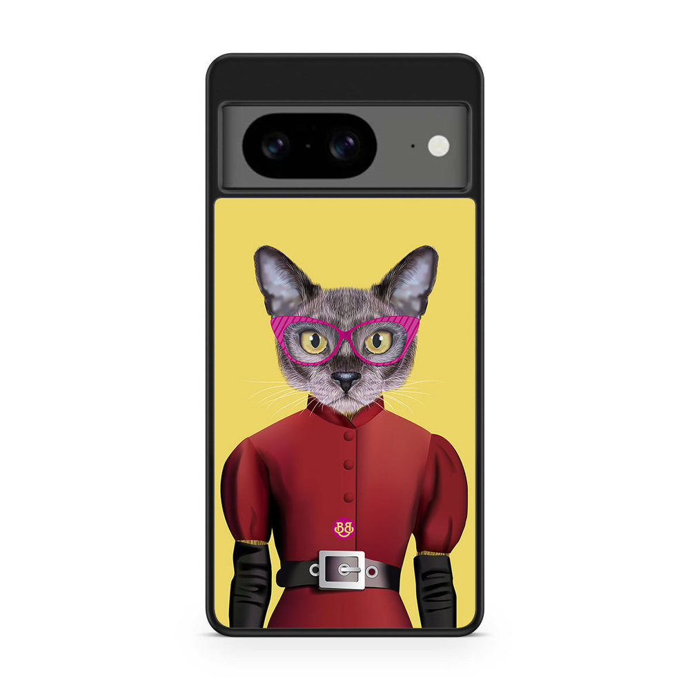 Google Pixel 8 Case - Hipster Cat