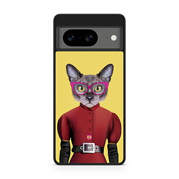Google Pixel 8 Skal - Hipsterkatt