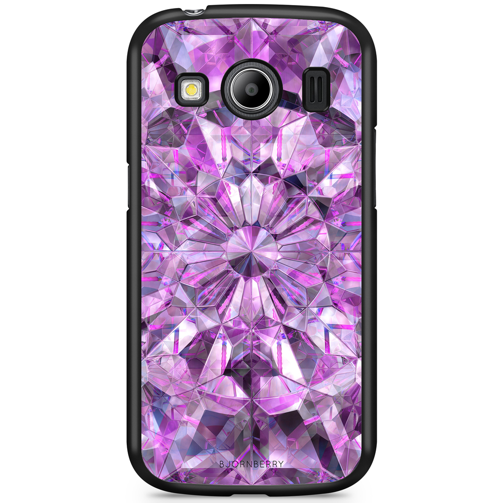 Samsung Galaxy Ace 4 Case - Purple Crystals